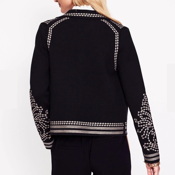 BODEN Collared Knitted Jacket - Picture 4 of 9